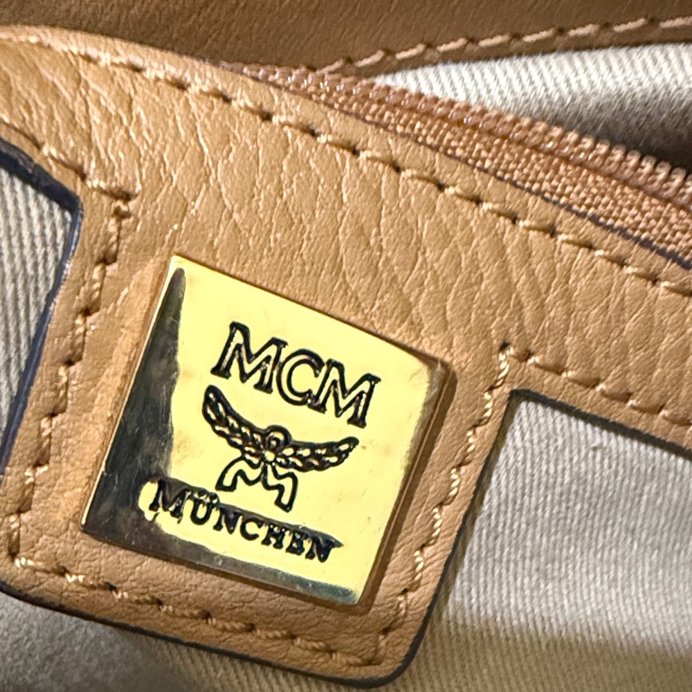 Authentic MCM Cognac MCM Crossbody Women’s designer handbag - Picture 9 of 13